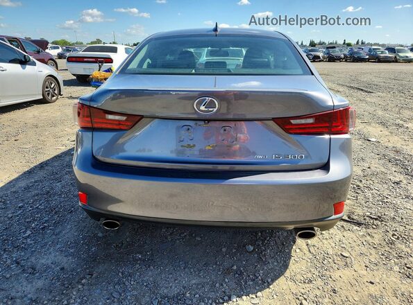 JTHCM1D29G5012615 2016 LEXUS IS Серый Вид сзади