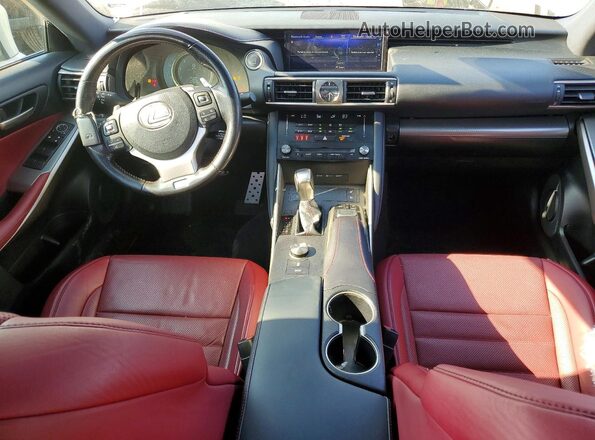 JTHCM1D2XH5015962 2017 LEXUS IS Silver Вид панелі приладів