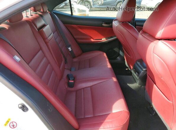 JTHCM1D2XH5021387 2017 LEXUS IS Белый Вид задних сидений