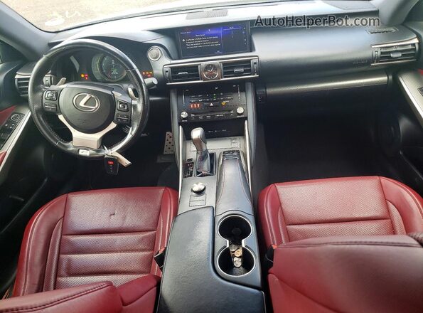 JTHCM1D2XH5021387 2017 LEXUS IS Белый Вид панели приборов