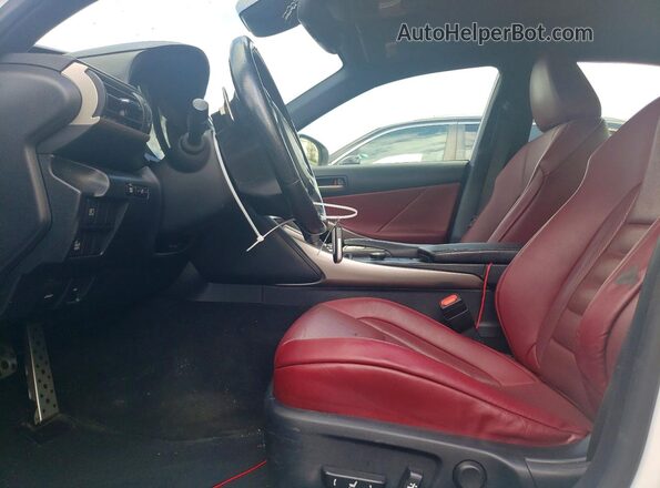 JTHCM1D2XH5021387 2017 LEXUS IS Белый Вид салона спереди