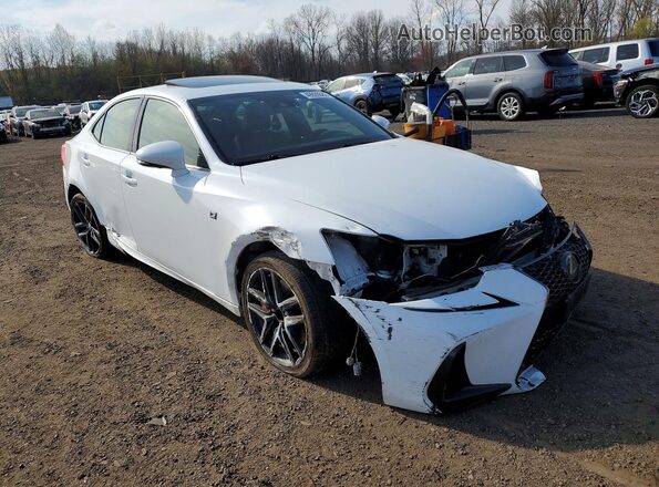 JTHCM1D2XH5021387 2017 LEXUS IS Белый Передняя правая четверть