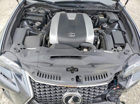 JTHCZ1BL0JA009808 2018 LEXUS GS Серый Вид задней части салона