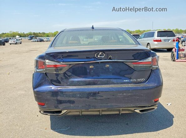 JTHCZ1BL3GA000979 2016 LEXUS GS Синий Вид сзади