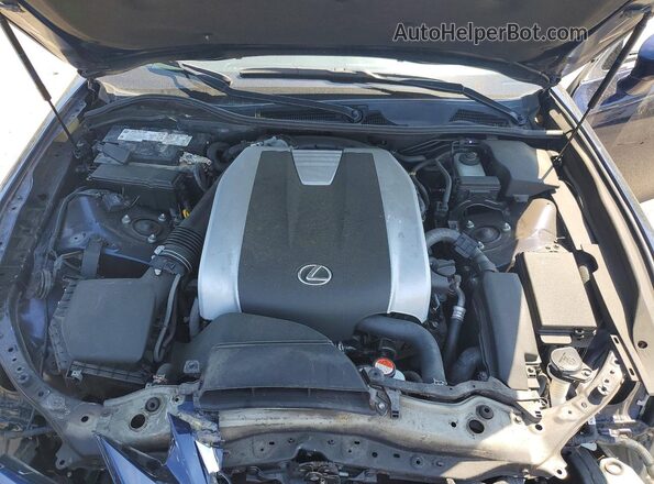 JTHCZ1BL3GA000979 2016 LEXUS GS Синий Вид задней части салона