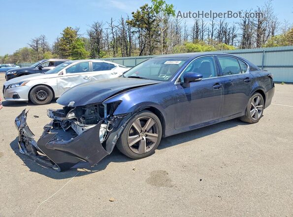 JTHCZ1BL3GA000979 2016 LEXUS GS Синий Передняя левая четверть