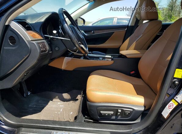 JTHCZ1BL3GA000979 2016 LEXUS GS Синий Вид салона спереди