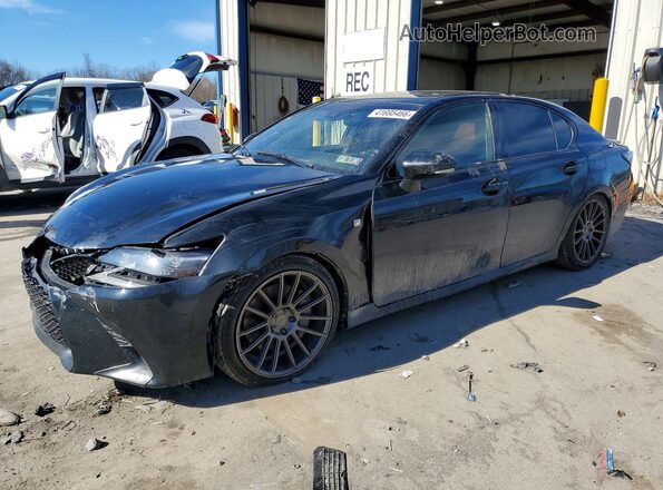 JTHCZ1BL3KA011344 2019 LEXUS GS Black Vista tres cuartos delantera izquierda