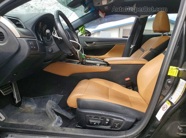 JTHCZ1BL5JA009318 2018 LEXUS GS Black Front interior view