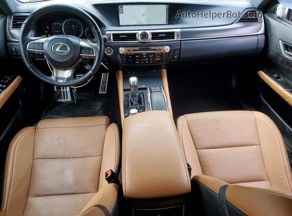 JTHCZ1BL5JA009318 2018 LEXUS GS Black Dashboard view