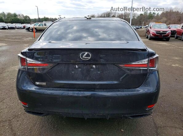 JTHCZ1BL5JA009318 2018 LEXUS GS Black Rear view