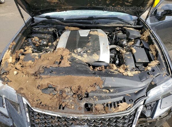 JTHCZ1BL5JA009318 2018 LEXUS GS Black Rear interior view