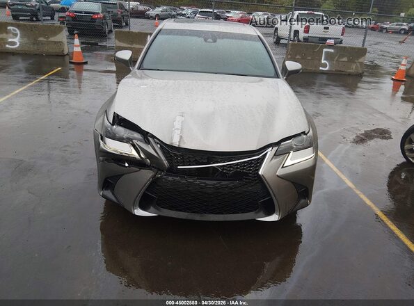 JTHCZ1BLXHA005209 2017 LEXUS GS 350 Gray Вид спереду