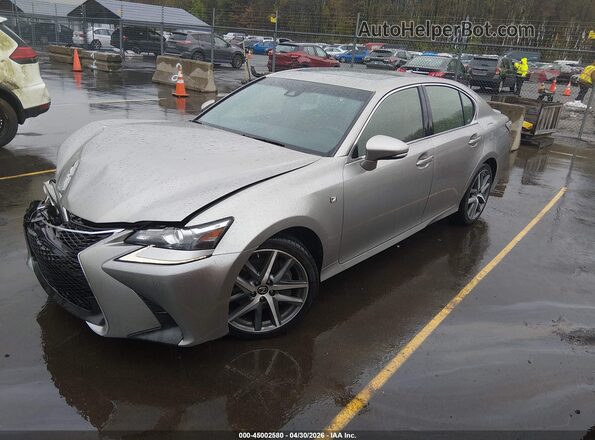 JTHCZ1BLXHA005209 2017 LEXUS GS 350 Gray Передня ліва чверть