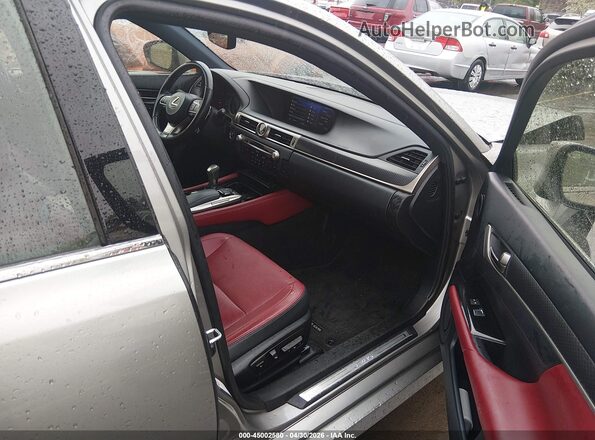JTHCZ1BLXHA005209 2017 LEXUS GS 350 Gray Вид салону спереду