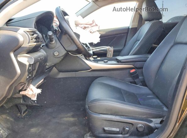 JTHDA1D20L5106454 2020 LEXUS IS Черный Вид салона спереди