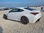 2021 Lexus Rc F Base White vin: JTHDP5BC2M5008089