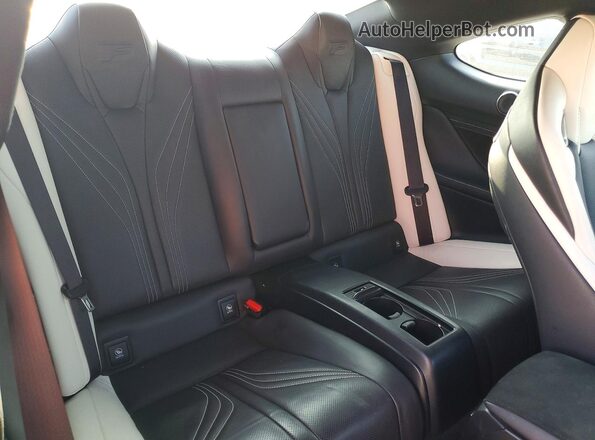 JTHDP5BC2M5008089 2021 LEXUS RC White Rear seats view