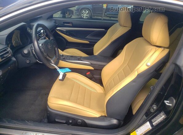 JTHDZ5BC9N5025810 2022 LEXUS RC Черный Вид салона спереди