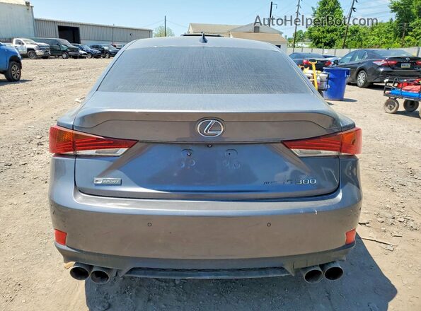 JTHG81F24L5040786 2020 LEXUS IS Серый Вид сзади