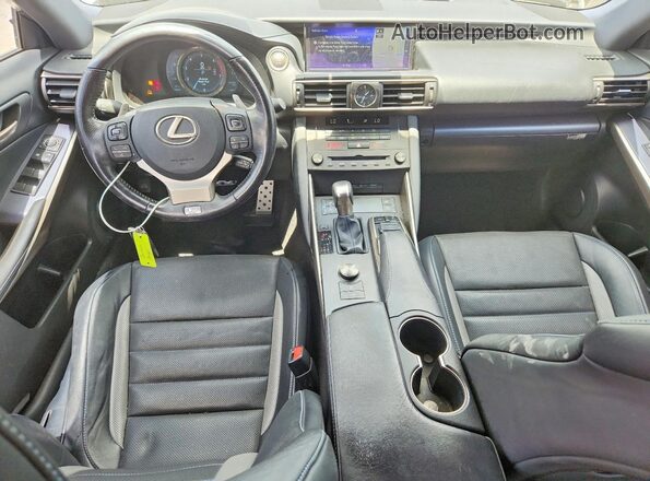 JTHGA1D27L5109137 2020 LEXUS IS Черный Вид панели приборов