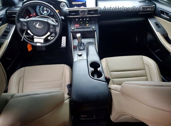 JTHGA1D29L5106479 2020 LEXUS IS Белый Вид панели приборов