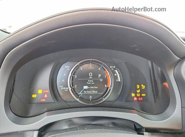 JTHGZ1B21P5063063 2023 LEXUS IS White Вид щитка приладів