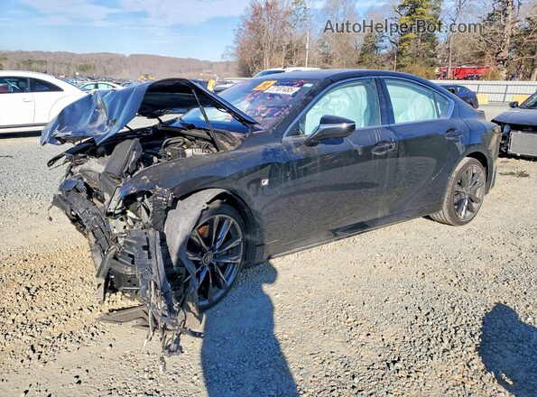 JTHGZ1B22P5065419 2023 LEXUS IS Черный Передняя левая четверть