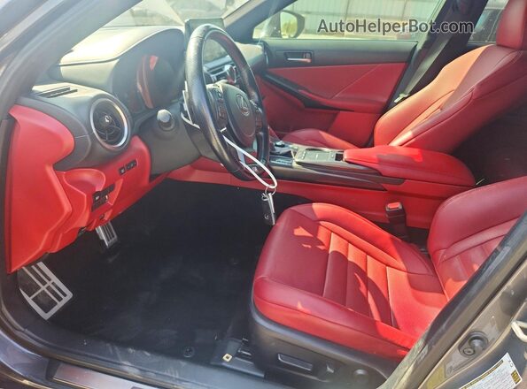 JTHGZ1B24M5044762 2021 LEXUS IS Угольный Вид салона спереди
