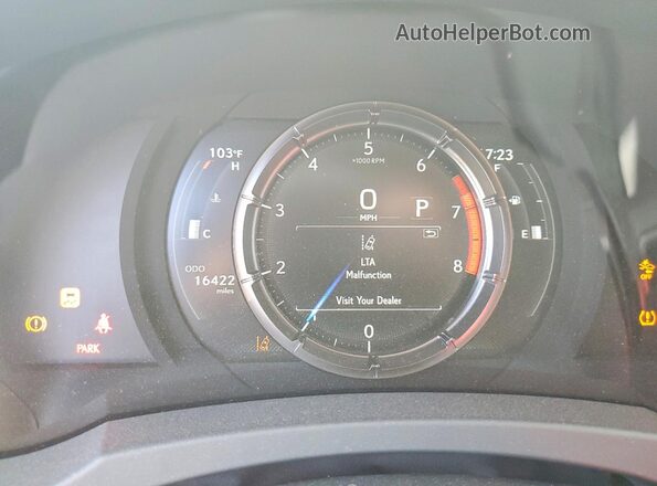 JTHGZ1B26P5062717 2023 LEXUS IS Серебряный Вид щитка приборов