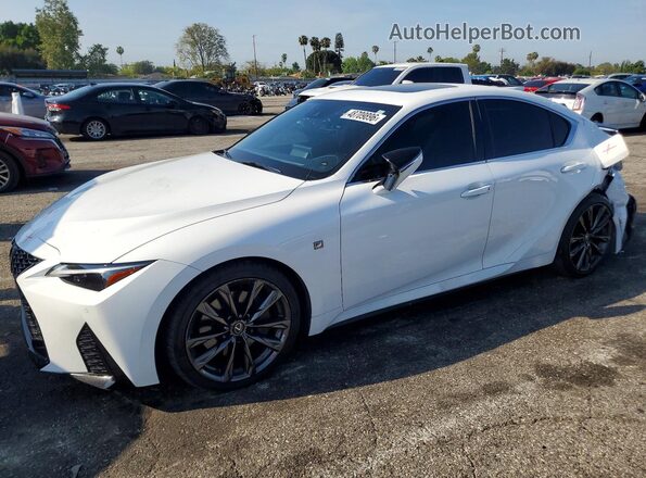 JTHGZ1B26P5069358 2023 LEXUS IS Белый Передняя левая четверть