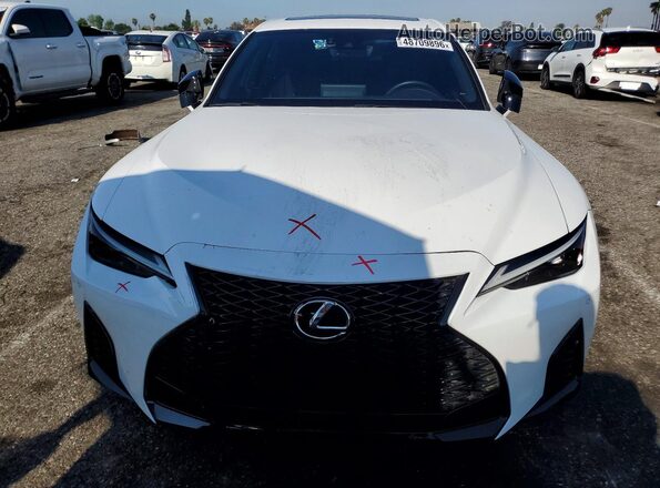 JTHGZ1B26P5069358 2023 LEXUS IS Белый Вид спереди