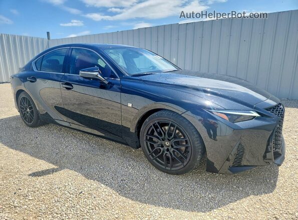 JTHGZ1B28P5071645 2023 LEXUS IS Черный Передняя правая четверть