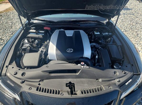 JTHGZ1B28P5071645 2023 LEXUS IS Черный Вид задней части салона