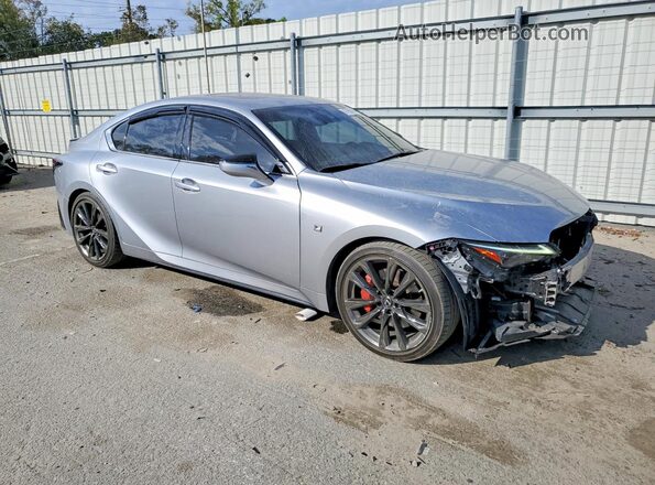 JTHGZ1B29M5043655 2021 LEXUS IS Серебряный Передняя правая четверть