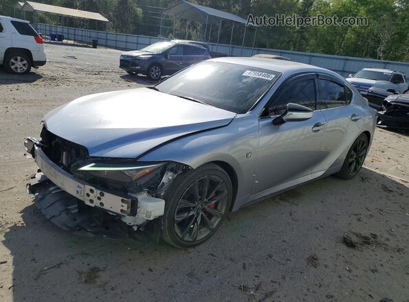 JTHGZ1B29M5043655 2021 LEXUS IS Серебряный Передняя левая четверть