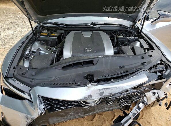 JTHGZ1B29N5051983 2022 LEXUS IS Серебряный Вид задней части салона