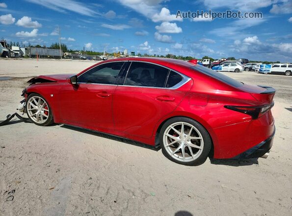 JTHGZ1B29N5053250 2022 LEXUS IS Красный Задняя левая четверть
