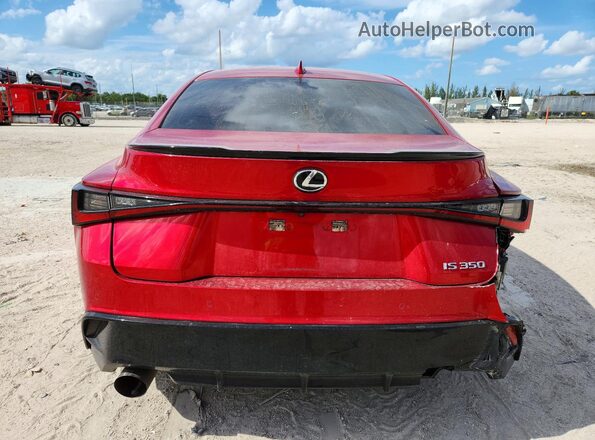 JTHGZ1B29N5053250 2022 LEXUS IS Красный Вид сзади