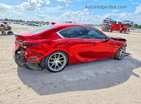 JTHGZ1B29N5053250 2022 LEXUS IS Красный Задняя правая четверть