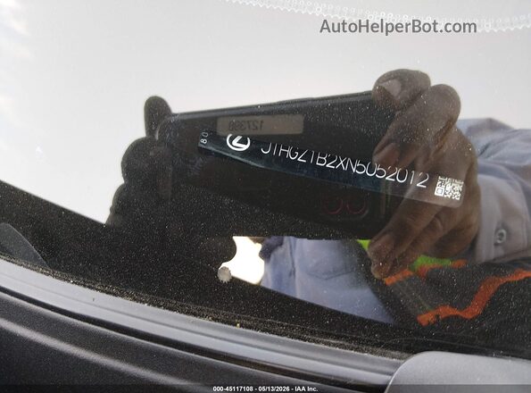 JTHGZ1B2XN5052012 2022 LEXUS IS 350 Черный Вид подкапотного пространства