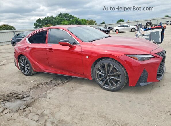 JTHGZ1E21M5019183 2021 LEXUS IS Red Առջևի աջ