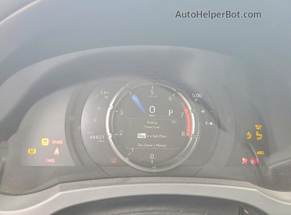 JTHGZ1E21M5019183 2021 LEXUS IS Red Սարքավորումների վահանակի տեսք