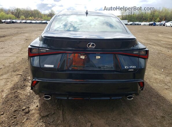 JTHGZ1E24M5022160 2021 LEXUS IS Black Հետևի տեսք