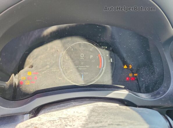 JTHGZ5BC3M5023367 2021 LEXUS RC Blue Widok zestawu wskaźników