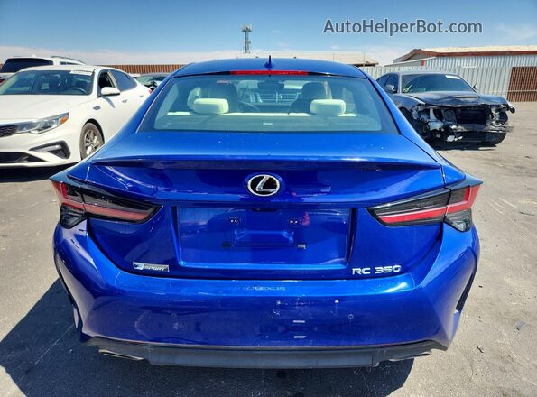 JTHGZ5BC3M5023367 2021 LEXUS RC Blue Widok z tyłu