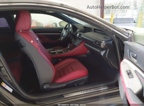 JTHHA5BC1G5000539 2016 LEXUS RC 200T Черный Вид салона спереди