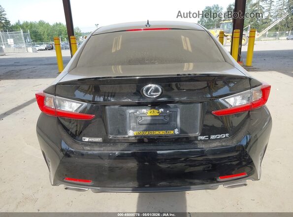 JTHHA5BC1G5000539 2016 LEXUS RC 200T Черный 