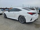 2019 Lexus Rc 300 White vin: JTHHA5BC5K5009575