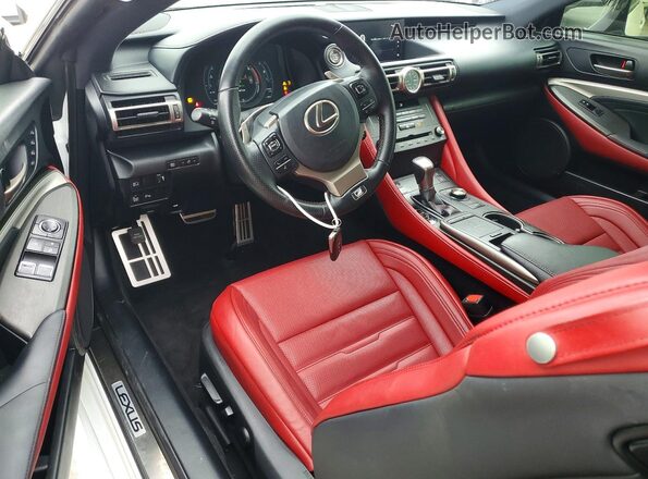 JTHHA5BC5K5009575 2019 LEXUS RC White Вид панелі приладів